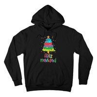 Family Matching Feliz Navidad Spanish Mexican Christmas Hoodie