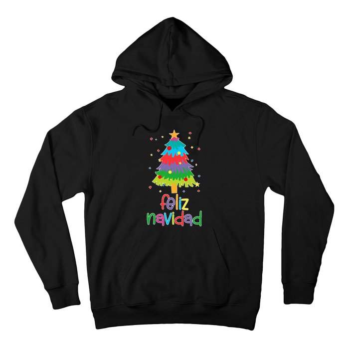 Family Matching Feliz Navidad Spanish Mexican Christmas Hoodie