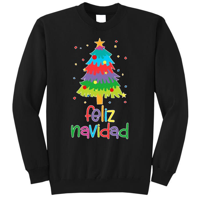 Family Matching Feliz Navidad Spanish Mexican Christmas Sweatshirt