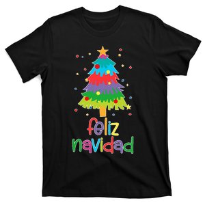 Family Matching Feliz Navidad Spanish Mexican Christmas T-Shirt