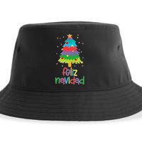 Family Matching Feliz Navidad Spanish Mexican Christmas Sustainable Bucket Hat