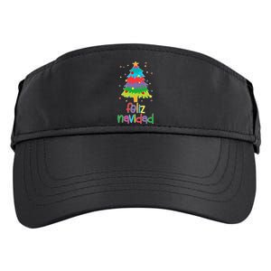 Family Matching Feliz Navidad Spanish Mexican Christmas Adult Drive Performance Visor