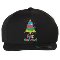 Family Matching Feliz Navidad Spanish Mexican Christmas Wool Snapback Cap