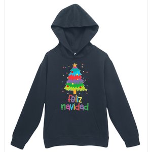 Family Matching Feliz Navidad Spanish Mexican Christmas Urban Pullover Hoodie