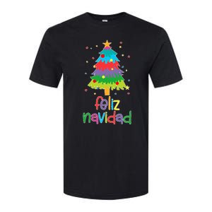 Family Matching Feliz Navidad Spanish Mexican Christmas Softstyle CVC T-Shirt