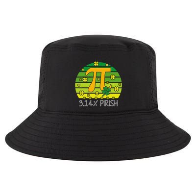Funny Math Fraction Four Leaf Clover Teacher St Patricks Day Cool Comfort Performance Bucket Hat