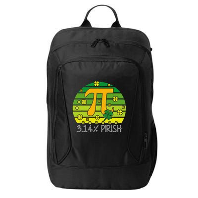 Funny Math Fraction Four Leaf Clover Teacher St Patricks Day City Backpack