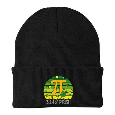 Funny Math Fraction Four Leaf Clover Teacher St Patricks Day Beanie