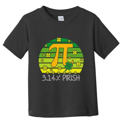 Funny Math Fraction Four Leaf Clover Teacher St Patricks Day Toddler T-Shirt