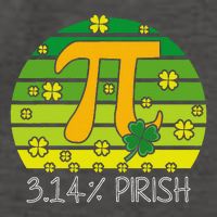 Funny Math Fraction Four Leaf Clover Teacher St Patricks Day Vector Backpack
