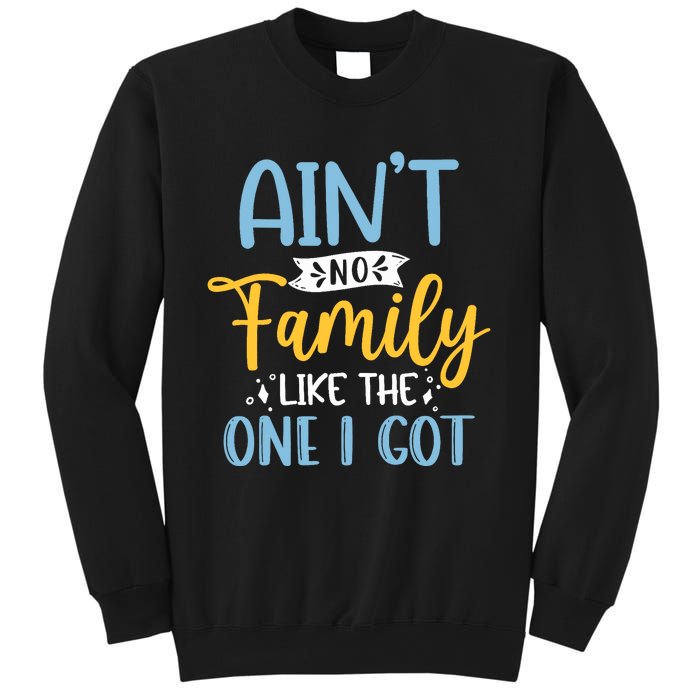 Funny Matching Family Aint No Family Like the One I Got Sweatshirt