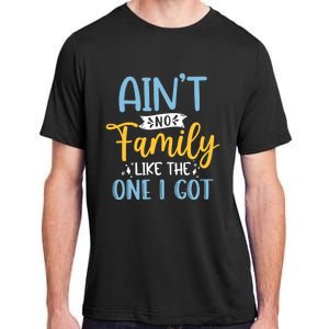 Funny Matching Family Aint No Family Like the One I Got Adult ChromaSoft Performance T-Shirt