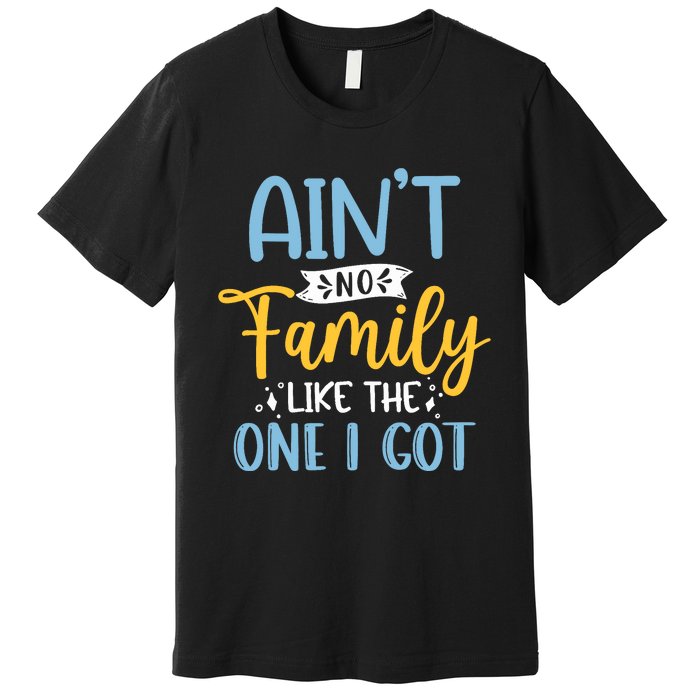 Funny Matching Family Aint No Family Like the One I Got Premium T-Shirt