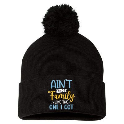 Funny Matching Family Aint No Family Like the One I Got Pom Pom 12in Knit Beanie