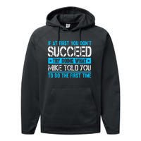 Funny Mike Performance Fleece Hoodie