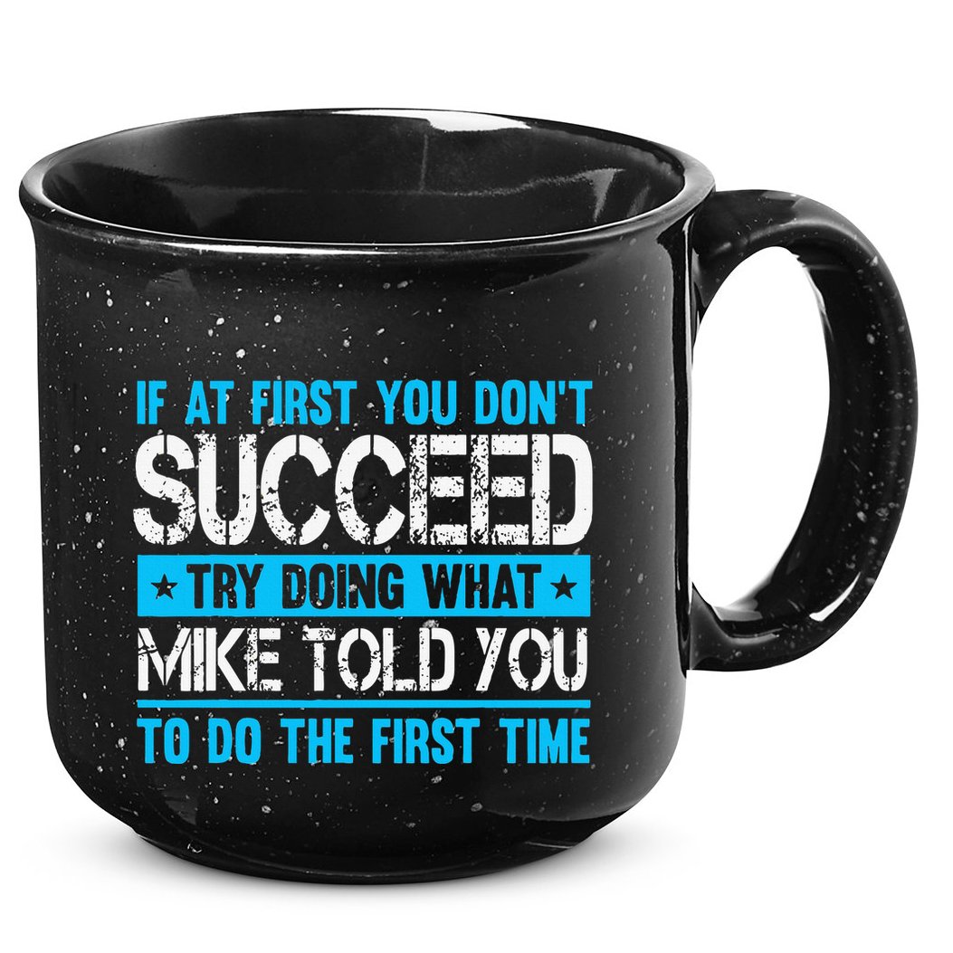 Funny Mike 15oz Campfire Ceramic Mug