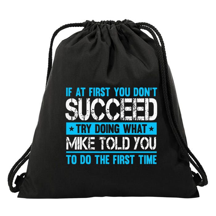 Funny Mike Drawstring Bag