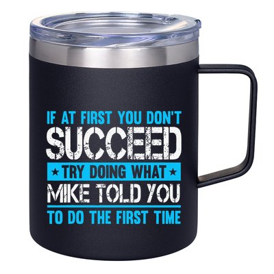 Funny Mike 12oz Stainless Steel Coffee Mug