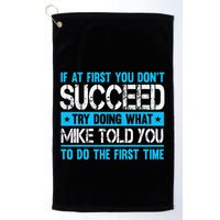 Funny Mike Golf Towel