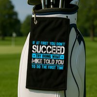 Funny Mike Golf Towel