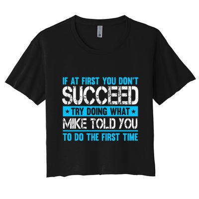 Funny Mike Crop Top