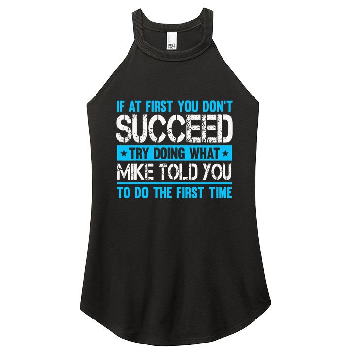 Funny Mike Women's Perfect Tri Rocker Tank