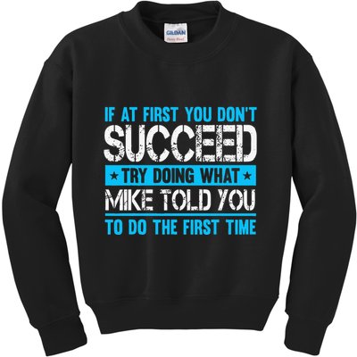 Funny Mike Kids Sweatshirt