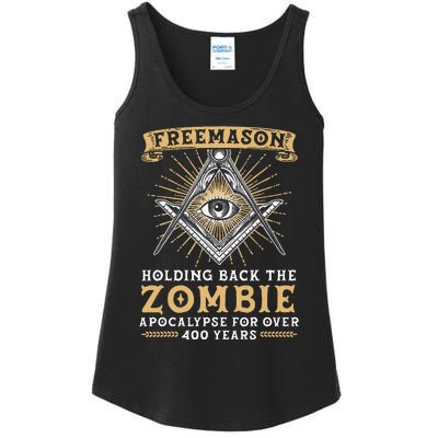 Freemason Masonic Fraternal Freemasonry Square Compass Ladies Essential Tank