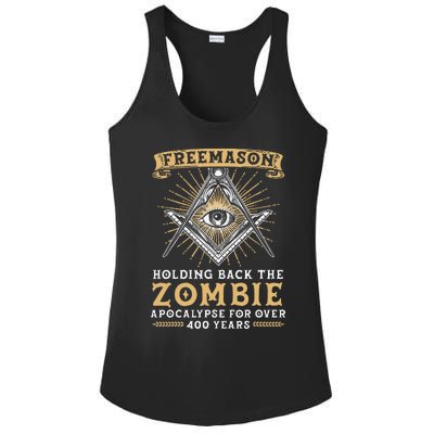 Freemason Masonic Fraternal Freemasonry Square Compass Ladies PosiCharge Competitor Racerback Tank