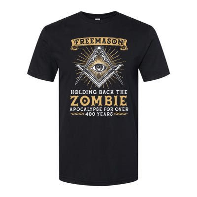 Freemason Masonic Fraternal Freemasonry Square Compass Softstyle CVC T-Shirt