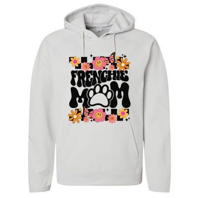 Frenchie Mom French Bulldog Performance Fleece Hoodie