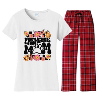 Frenchie Mom French Bulldog Women's Flannel Pajama Set