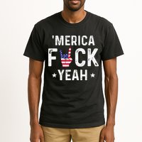 Funny Merica Fuck Yeah 4th Of July Tall T-Shirt