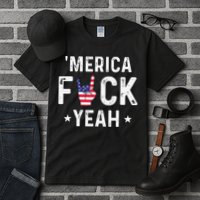 Funny Merica Fuck Yeah 4th Of July Tall T-Shirt