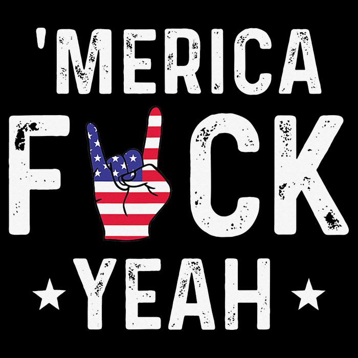 Funny Merica Fuck Yeah 4th Of July Sustainable Bucket Hat