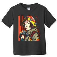 Firefighter Mom Firewoman Mother Mother's Day Gift Toddler T-Shirt