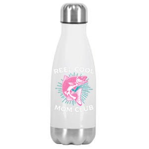 Funny Mom Fishing Design For Mother's Day Cool Gift Stainless Steel Insulated Water Bottle