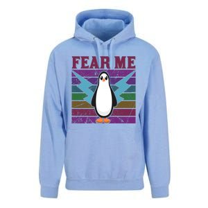 Fear Me Funny Penguin Unisex Surf Hoodie