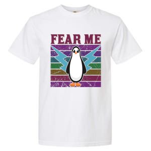 Fear Me Funny Penguin Garment-Dyed Heavyweight T-Shirt