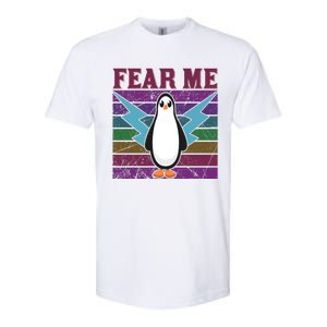 Fear Me Funny Penguin Softstyle CVC T-Shirt