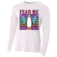 Fear Me Funny Penguin Cooling Performance Long Sleeve Crew