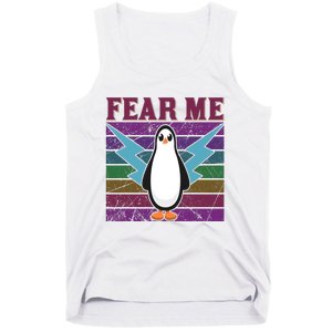 Fear Me Funny Penguin Tank Top