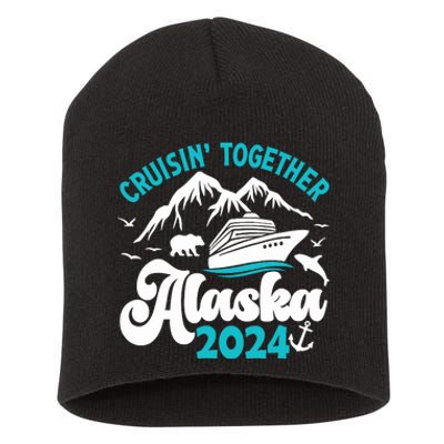 Funny Matching Family Alaska Cruise 2024 Girl Short Acrylic Beanie