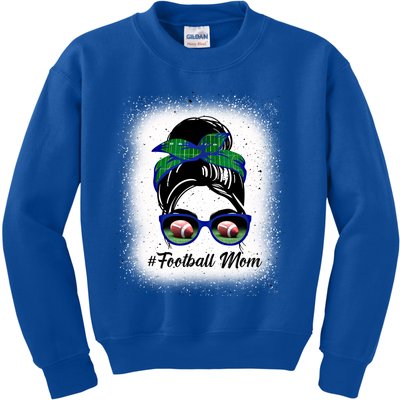 Football Mom #Football Mom American Football Mother Gift Kids Sweatshirt