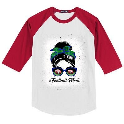 Football Mom #Football Mom American Football Mother Gift Kids Colorblock Raglan Jersey