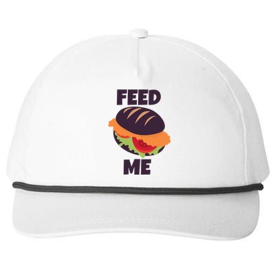 Feed Me Snapback Five-Panel Rope Hat