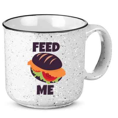 Feed Me 15oz Campfire Ceramic Mug