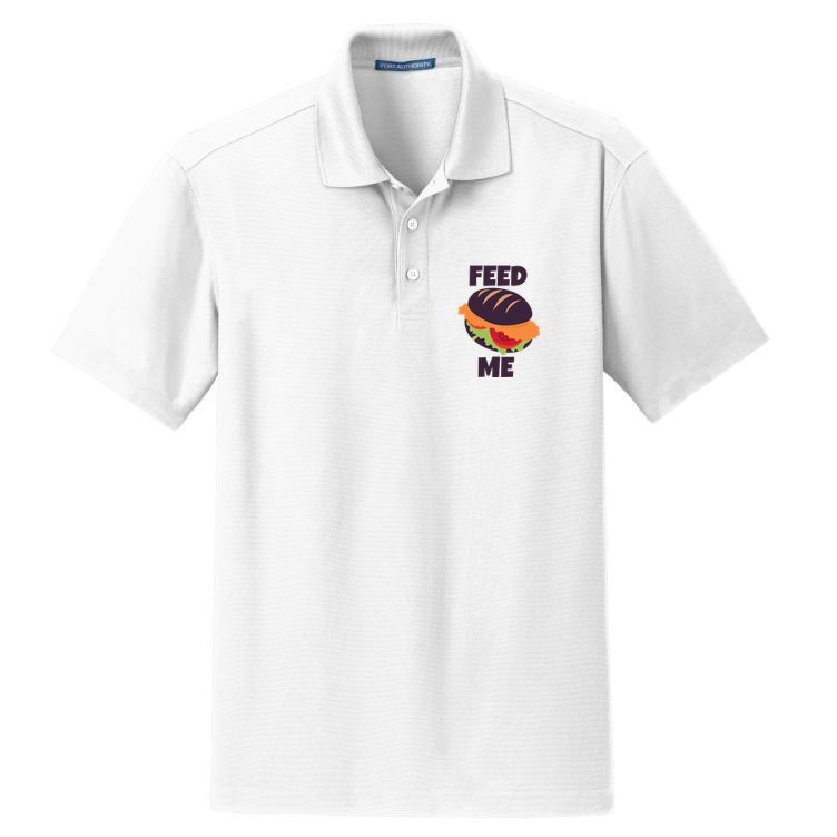 Feed Me Dry Zone Grid Polo
