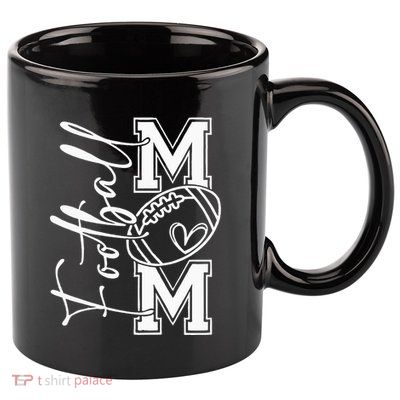 Football Mom Football Mom Football Mom Football Football Mom 11oz C Handle Ceramic Mug