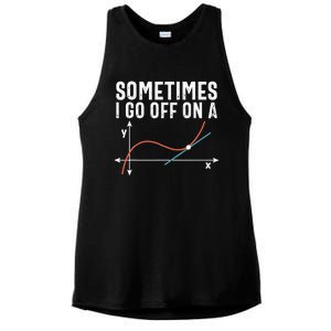 Funny Math Funny Geometry Math Humor Math Pun Math Joke Ladies PosiCharge Tri-Blend Wicking Tank